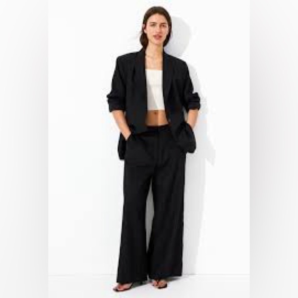 H&M Linen Blazer Set